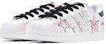 Shop 아디다스 오리지널 슈퍼스타 '핑크 화이트' (커스텀) EG4958(Team88-浪漫粉星S-BOX)