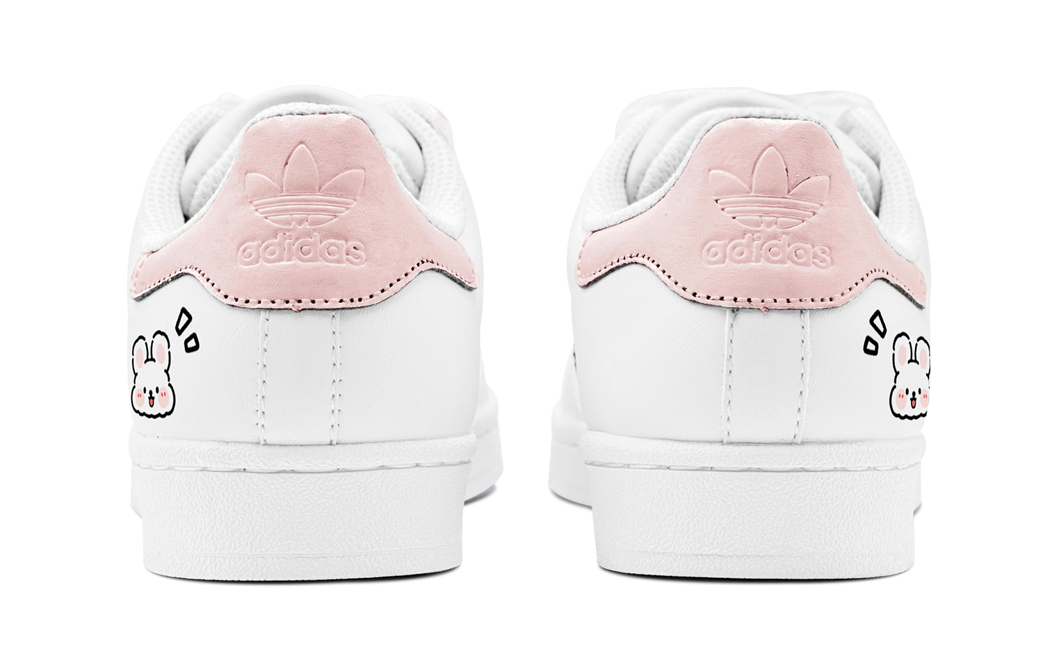 Purchase [Sepatu Kustom] adidas Originals Superstar 'Pink White Kelinci' EG4958(TeamS-萌趣兔兔S-BOX)