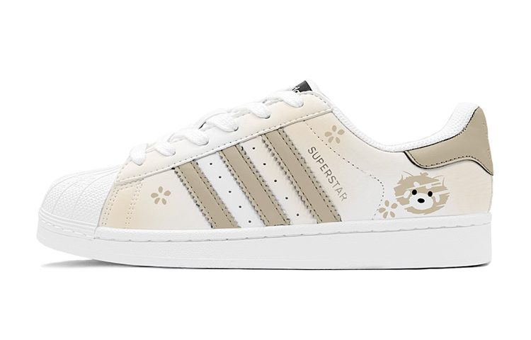 [Custom Shoes] adidas Originals Superstar 'Playful Panda Yellow-Brown' 圖 2