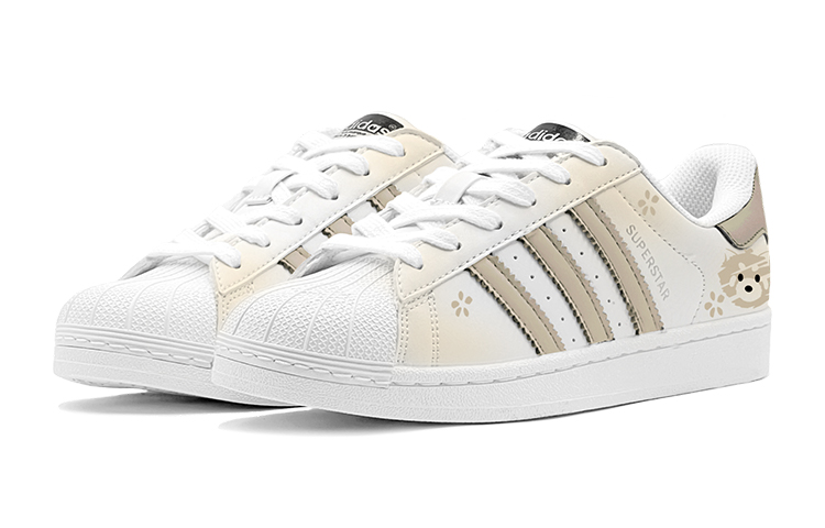 [Custom Shoes] adidas Originals Superstar 'Playful Panda Yellow-Brown' 圖 4