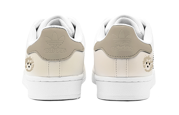 [Custom Shoes] adidas Originals Superstar 'Playful Panda Yellow-Brown' 圖 5