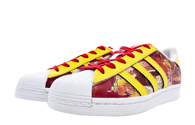 Shop オリジナルス Superstar "赤龍" カスタムシューズ EG4958（Team185-红龙）