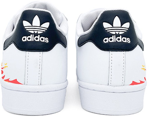 【訂製球鞋】adidas originals Superstar 貝殼頭 紅紅火火 火焰 低筒 板鞋 男女同款 紅色 Details for 【訂製球鞋】adidas originals Superstar 貝殼頭 紅紅火火 火焰 低筒 板鞋 男女同款 紅色