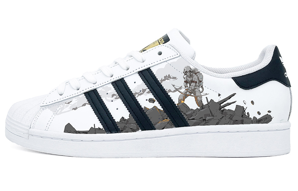 [Custom Shoes] adidas Originals Superstar 'Resident Evil Grey'
