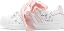 Order 【客製化球鞋】 adidas originals Superstar 浪漫520 寶藏女孩 愛之心 可拆式蝴蝶結飾品 特製鞋盒 低筒 休閒板鞋 男女款 粉色