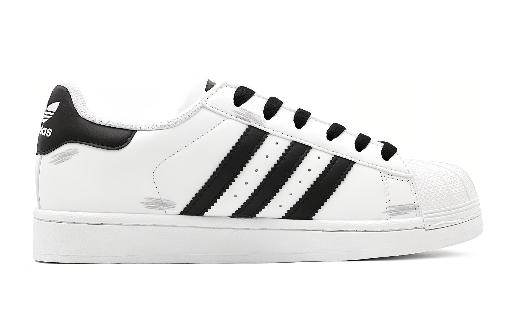 [Custom Shoes] adidas Originals Superstar 'Romantic Black-Purple' 圖 3