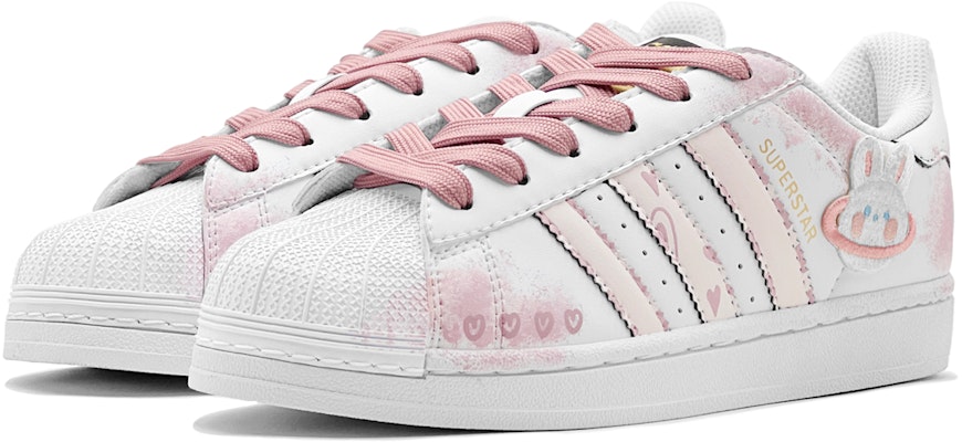 【訂製球鞋】 adidas originals SUPERSTAR 浪漫520 寶藏女孩 甜美搭配 甜心兔子 特殊鞋盒 低筒 草地鞋 男女同款 粉白 Shop 【訂製球鞋】 adidas originals SUPERSTAR 浪漫520 寶藏女孩 甜美搭配 甜心兔子 特殊鞋盒 低筒 草地鞋 男女同款 粉白