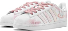 Shop 【訂製球鞋】 adidas originals SUPERSTAR 浪漫520 寶藏女孩 甜美搭配 甜心兔子 特殊鞋盒 低筒 草地鞋 男女同款 粉白