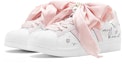 Shop 【客製化球鞋】 adidas originals Superstar 浪漫520 寶藏女孩 愛之心 可拆式蝴蝶結飾品 特製鞋盒 低筒 休閒板鞋 男女款 粉色