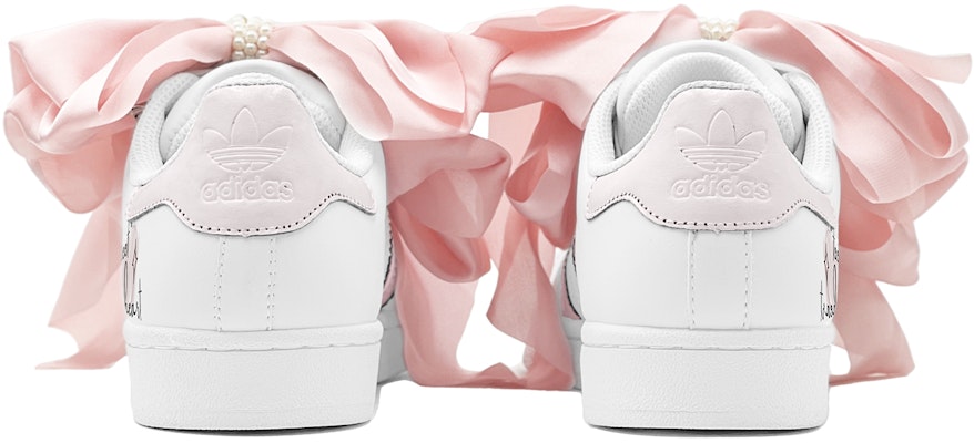【客製化球鞋】 adidas originals Superstar 浪漫520 寶藏女孩 愛之心 可拆式蝴蝶結飾品 特製鞋盒 低筒 休閒板鞋 男女款 粉色 Purchase 【客製化球鞋】 adidas originals Superstar 浪漫520 寶藏女孩 愛之心 可拆式蝴蝶結飾品 特製鞋盒 低筒 休閒板鞋 男女款 粉色