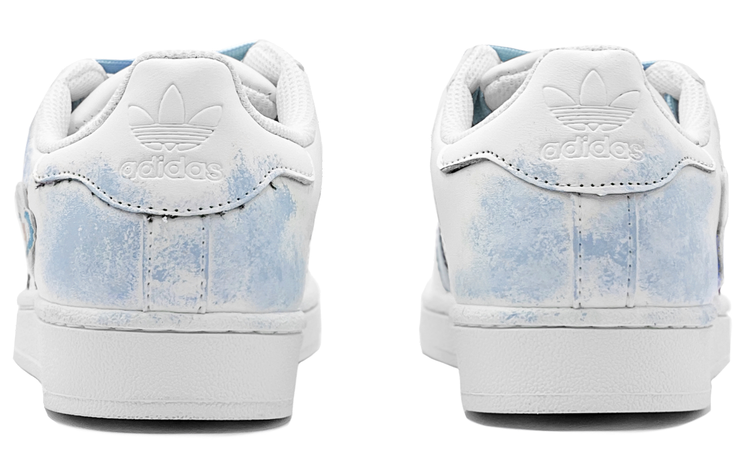 [Custom Shoes] adidas Originals Superstar 'Romantic Blue Ink Bear' 圖 5