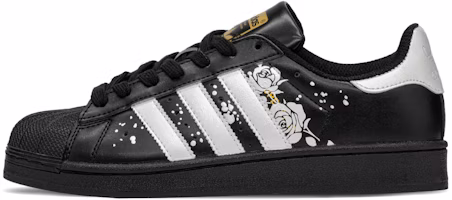 【訂製球鞋】adidas originals SUPERSTAR 合成皮革 FZBB 潮流主題 玫瑰 休閒百搭 低筒 板鞋 男女同款 銀黑 Buy 【訂製球鞋】adidas originals SUPERSTAR 合成皮革 FZBB 潮流主題 玫瑰 休閒百搭 低筒 板鞋 男女同款 銀黑