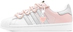 Order 【專屬定製球鞋】 adidas originals Superstar 城市簡約風 銀粉愛心 解構設計 特殊鞋盒 低筒 板鞋 男女皆宜 粉色