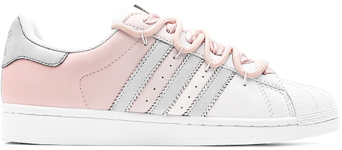 아디다스 오리지널 슈퍼스타 '실버 핑크 하트' (커스텀) EG4958(TeamS-银粉爱心阿迪S-BOX) Lookbook 아디다스 오리지널 슈퍼스타 '실버 핑크 하트' (커스텀) EG4958(TeamS-银粉爱心阿迪S-BOX)