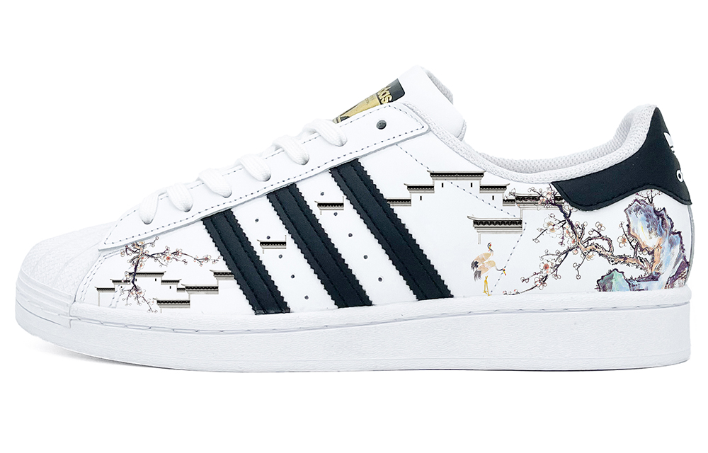 Buy [定制鞋] adidas Originals Superstar '雪白李子灰色' EG4958(Team2--似雪白梅)