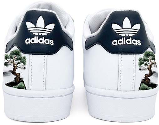 아디다스 오리지널 슈퍼스타 '송하연년 그레이' 커스텀 슈즈 EG4958(Team2--松鹤延年) Purchase 아디다스 오리지널 슈퍼스타 '송하연년 그레이' 커스텀 슈즈 EG4958(Team2--松鹤延年)