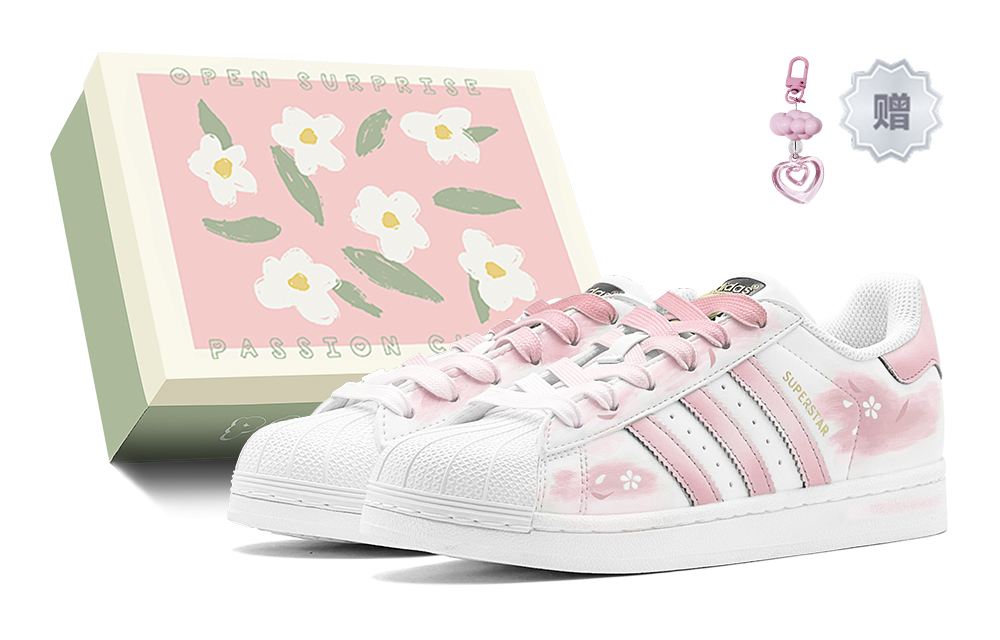 [Custom Shoes] adidas Originals Superstar 'Spring Sakura Pink White'