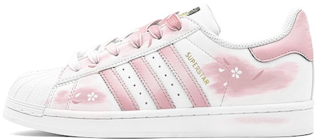 オリジナルス Superstar 春桜ピンク白 (カスタム) EG4958(TeamS2-漫山璎洛S-BOX) Order オリジナルス Superstar 春桜ピンク白 (カスタム) EG4958(TeamS2-漫山璎洛S-BOX)