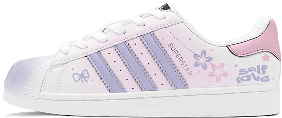 オリジナルス Superstar 春花紫 (カスタム) EG4958(TeamS-浪漫粉紫花花S-BOX) Order オリジナルス Superstar 春花紫 (カスタム) EG4958(TeamS-浪漫粉紫花花S-BOX)