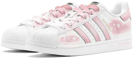 オリジナルス Superstar 春桜ピンク白 (カスタム) EG4958(TeamS2-漫山璎洛S-BOX) Shop オリジナルス Superstar 春桜ピンク白 (カスタム) EG4958(TeamS2-漫山璎洛S-BOX)