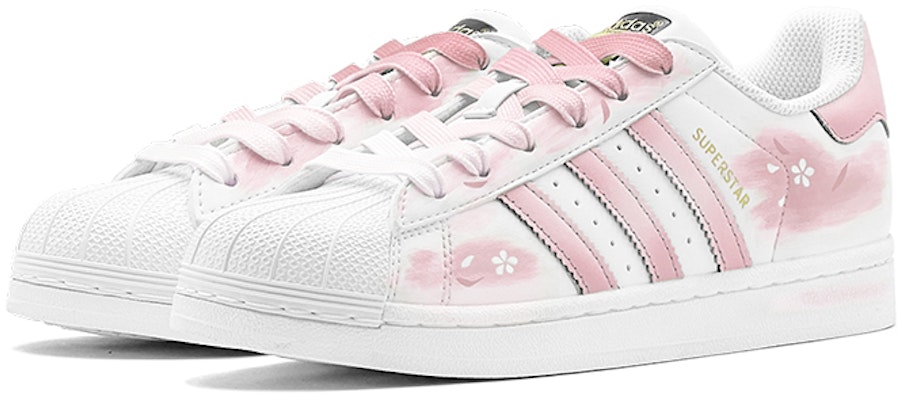 オリジナルス Superstar 春桜ピンク白 (カスタム) EG4958(TeamS2-漫山璎洛S-BOX) Shop オリジナルス Superstar 春桜ピンク白 (カスタム) EG4958(TeamS2-漫山璎洛S-BOX)