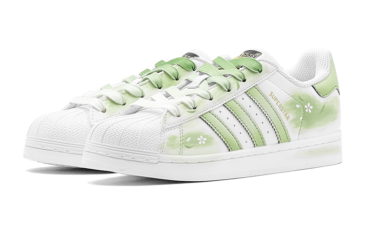 [Custom Shoes] adidas Originals Superstar 'Spring Green Blossom' 圖 4
