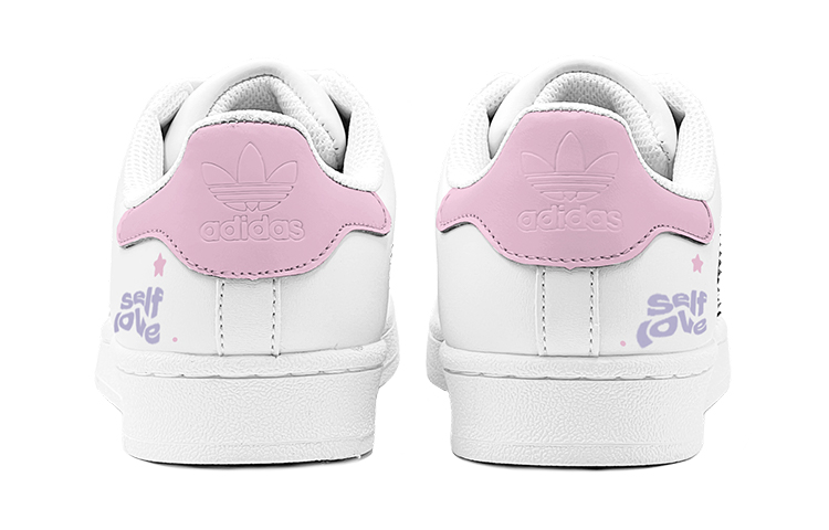 Purchase [定制鞋款] adidas Originals Superstar ‘春季紫色花卉’ EG4958(TeamS-浪漫粉紫花花S-BOX)