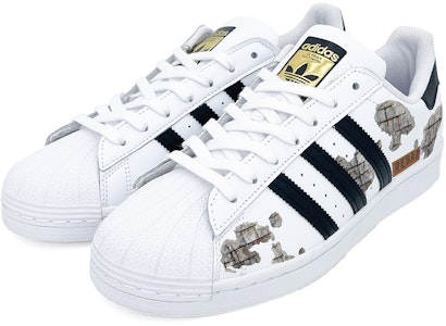 【訂製球鞋】adidas originals Superstar 貝殼頭 鋼筋破損 減震耐磨 低筒 板鞋 男女同款 灰色 Lookbook 【訂製球鞋】adidas originals Superstar 貝殼頭 鋼筋破損 減震耐磨 低筒 板鞋 男女同款 灰色