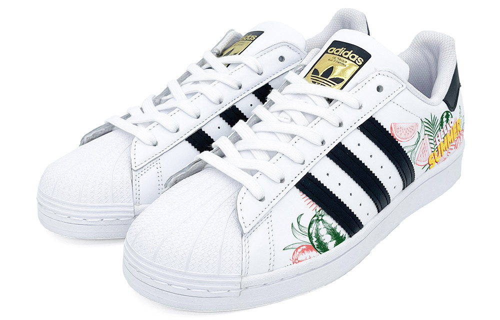 [Custom Shoes] adidas Originals Superstar 'Summer Cool Red' 圖 3