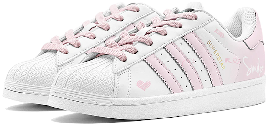 【訂製球鞋】 adidas originals SUPERSTAR 夏日出遊 濃情 微笑甜心 特別鞋盒 低筒 板鞋 男女款 粉色 Shop 【訂製球鞋】 adidas originals SUPERSTAR 夏日出遊 濃情 微笑甜心 特別鞋盒 低筒 板鞋 男女款 粉色