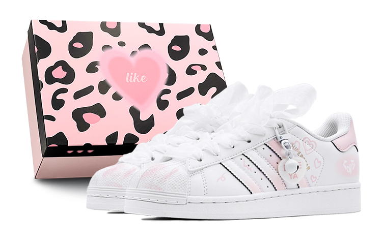 Buy [Sepatu Custom] adidas Originals Superstar 'Sweetheart Pink-Putih' EG4958(Team88-甜蜜之源S-BOX)