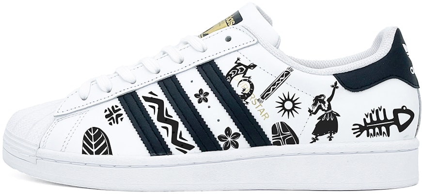 아디다스 오리지널스 슈퍼스타 '트라이벌 블랙 화이트' (커스텀 슈즈) EG4958(Team2-部落风情) Buy 아디다스 오리지널스 슈퍼스타 '트라이벌 블랙 화이트' (커스텀 슈즈) EG4958(Team2-部落风情)