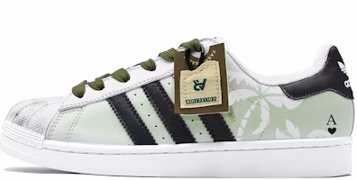 【客製化球鞋】adidas originals Superstar 秋遊季 熱情夏威夷 限定鞋盒 防滑耐磨 低筒 滑板鞋 男女同款 綠 Buy 【客製化球鞋】adidas originals Superstar 秋遊季 熱情夏威夷 限定鞋盒 防滑耐磨 低筒 滑板鞋 男女同款 綠