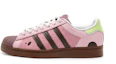 Buy 【客製化球鞋】adidas originals Superstar 烏梅子醬 墨明起妙製作 防滑耐磨 低筒 滑板鞋 男女款 粉
