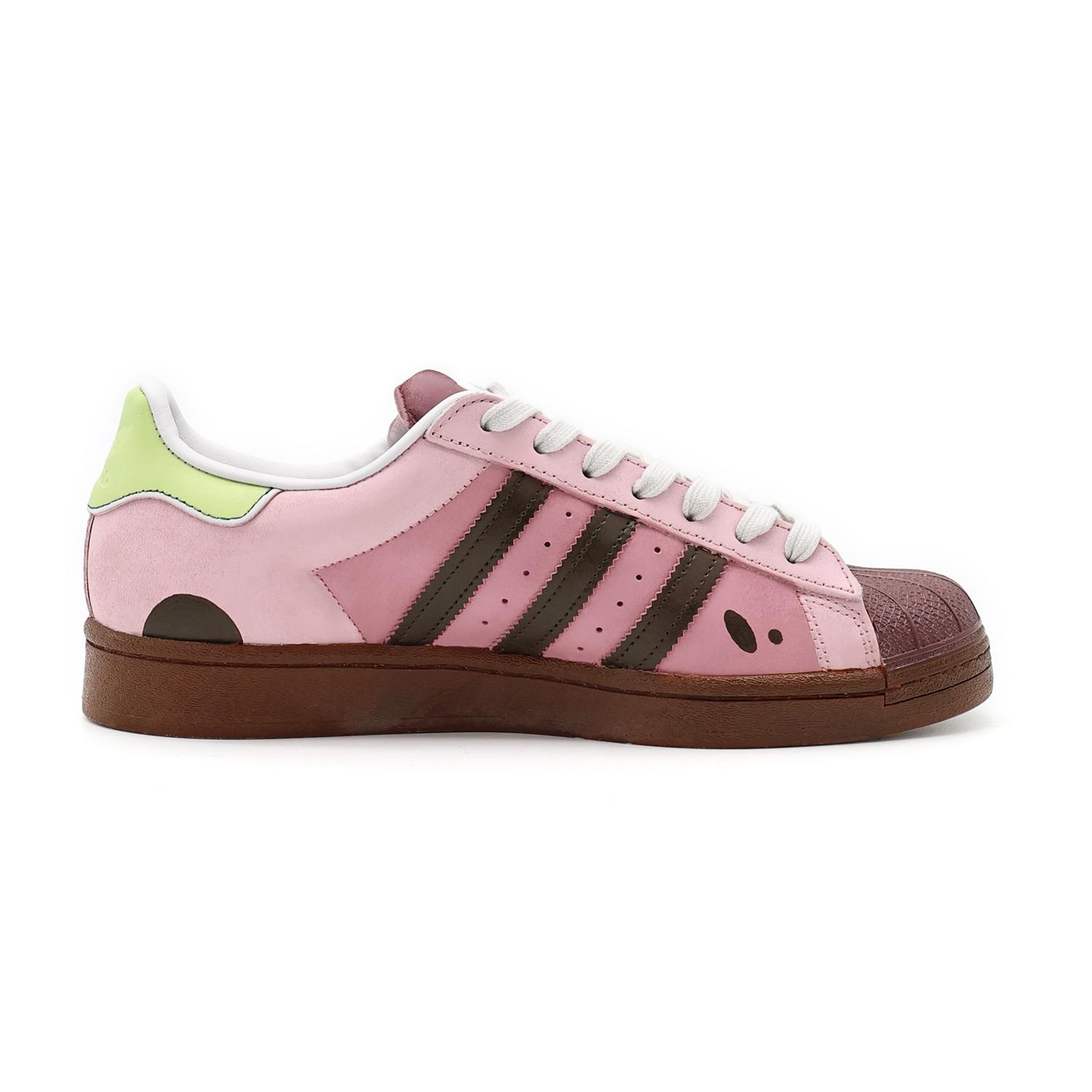 Order [Sepatu Custom] adidas Originals Superstar 'Umeboshi Pink' GX3623(Team174-乌梅子酱)