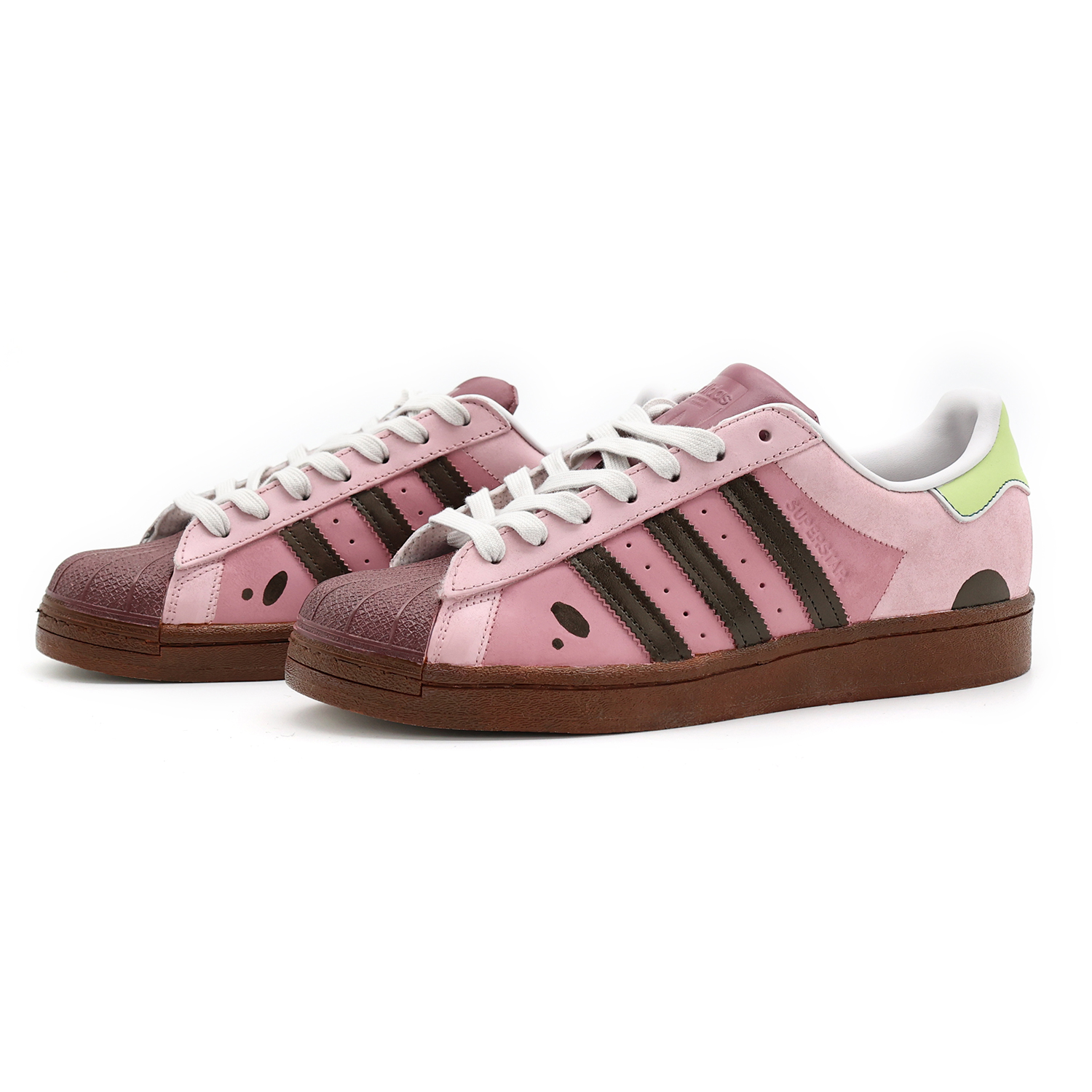 Lookbook [Sepatu Custom] adidas Originals Superstar 'Umeboshi Pink' GX3623(Team174-乌梅子酱)