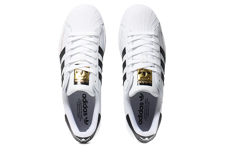 Shop [カスタムシューズ] adidas Originals スーパースター 'ホワイト ブラック' EG4958(Team10-同频律动）