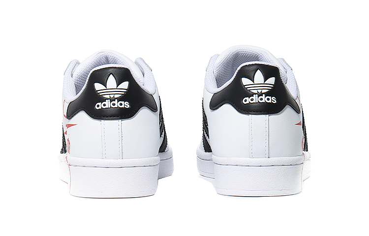 Purchase [カスタムシューズ] adidas Originals スーパースター 'ホワイト ブラック' EG4958(Team10-同频律动）
