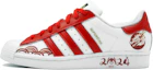Buy 아디다스 오리지널 슈퍼스타 '화이트 레드' 커스텀 EG4958(Team113-游云惊龙)
