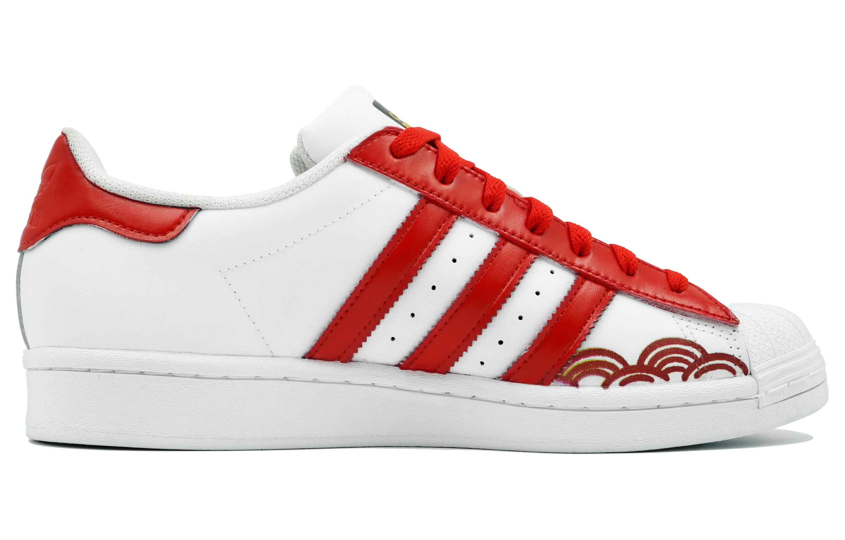 Lookbook [Kasut Custom] adidas Originals Superstar 'Putih Merah' EG4958(Team113-游云惊龙)