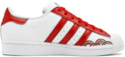 Lookbook 아디다스 오리지널 슈퍼스타 '화이트 레드' 커스텀 EG4958(Team113-游云惊龙)