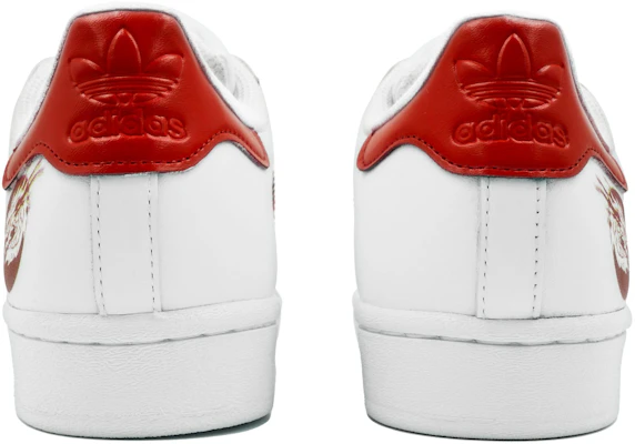 아디다스 오리지널 슈퍼스타 '화이트 레드' 커스텀 EG4958(Team113-游云惊龙) Purchase 아디다스 오리지널 슈퍼스타 '화이트 레드' 커스텀 EG4958(Team113-游云惊龙)