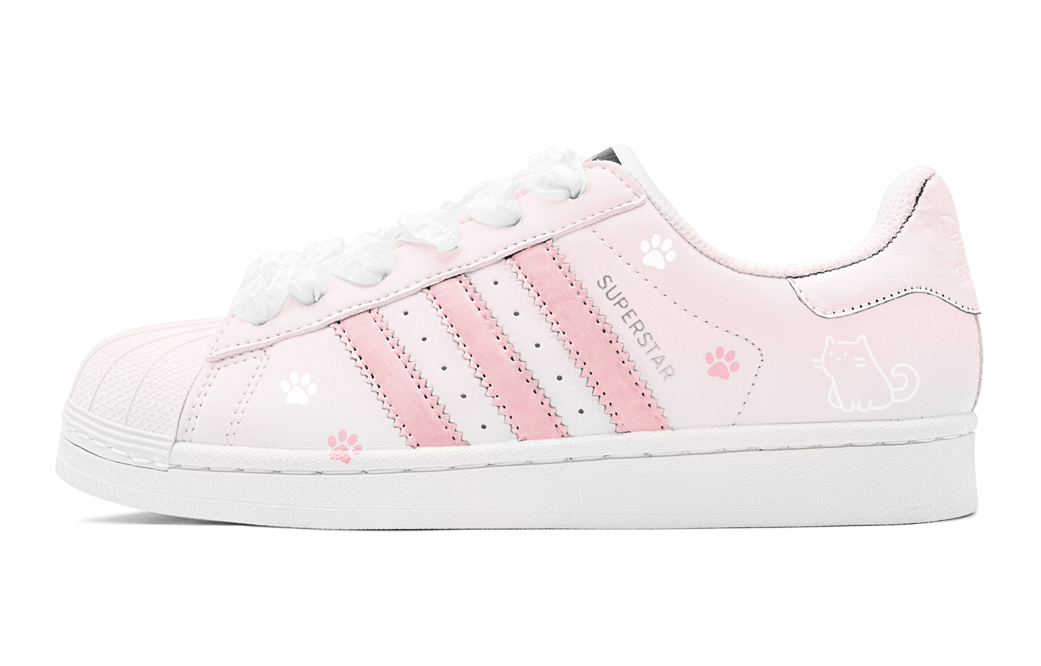 Buy 【訂製球鞋】adidas originals Superstar 萌趣小貓爪 限定鞋盒 防滑耐磨 低幫 板鞋 男女同款