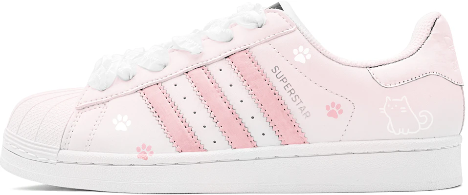 【訂製球鞋】adidas originals Superstar 萌趣小貓爪 限定鞋盒 防滑耐磨 低幫 板鞋 男女同款 Buy 【訂製球鞋】adidas originals Superstar 萌趣小貓爪 限定鞋盒 防滑耐磨 低幫 板鞋 男女同款