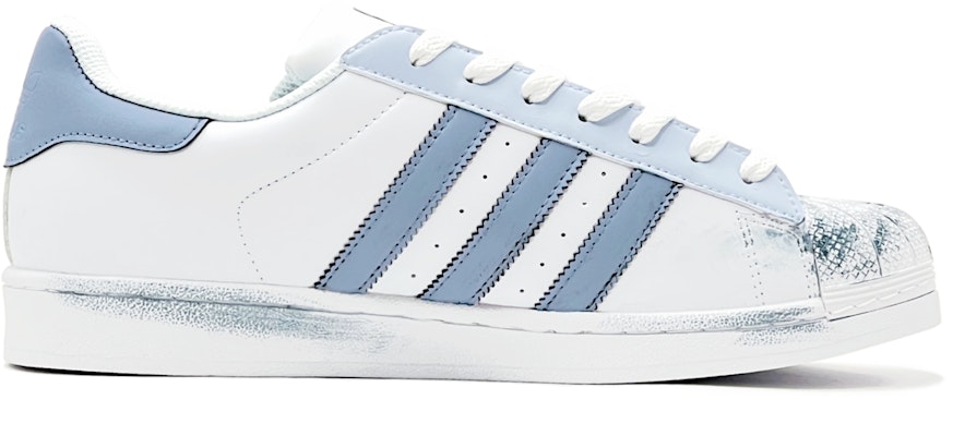 【定製球鞋】 adidas originals Superstar 萌趣小怪獸 特殊鞋盒 低幫 板鞋 男女同款 藍白 Order 【定製球鞋】 adidas originals Superstar 萌趣小怪獸 特殊鞋盒 低幫 板鞋 男女同款 藍白