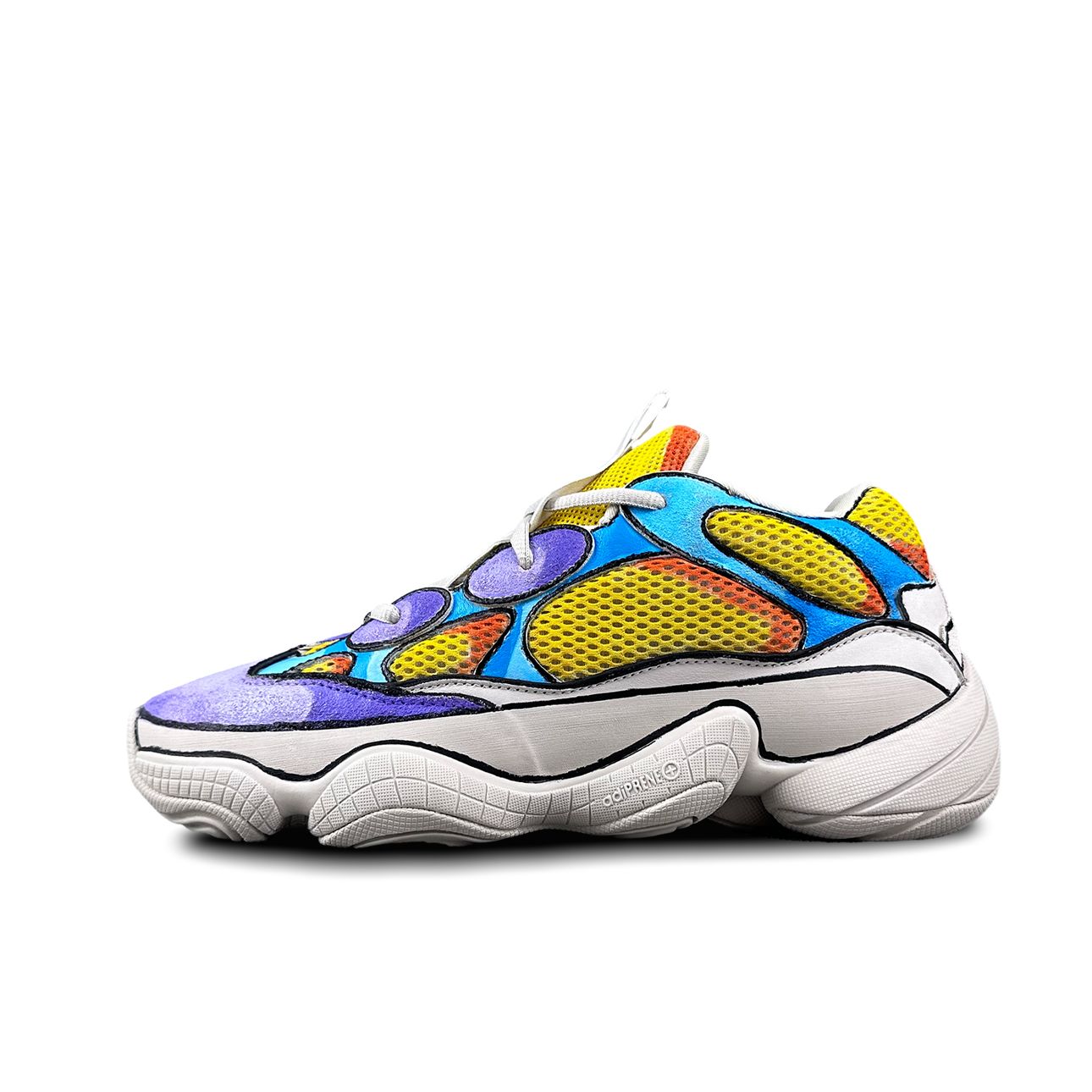 [Custom Shoes] adidas Originals Yeezy 500 'Anime Graffiti'