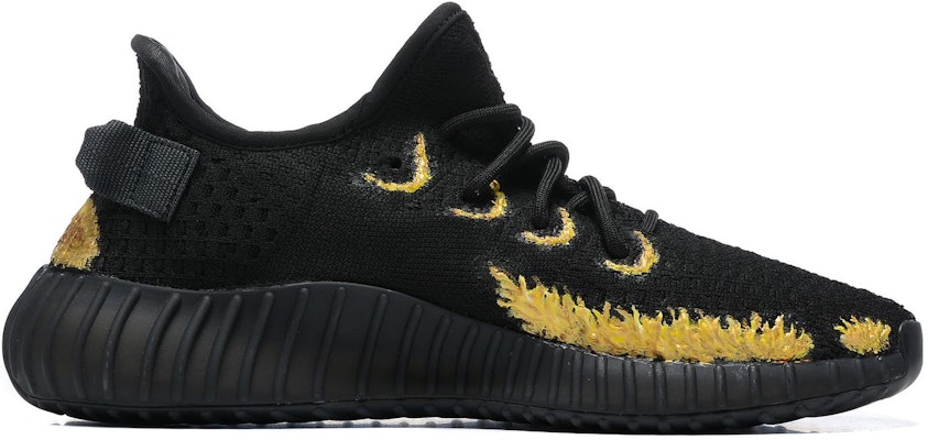 カスタムメイド adidas Yeezy Boost 350 V2 "黒武者" HQ4540(Team54-黑金火) Order カスタムメイド adidas Yeezy Boost 350 V2 "黒武者" HQ4540(Team54-黑金火)