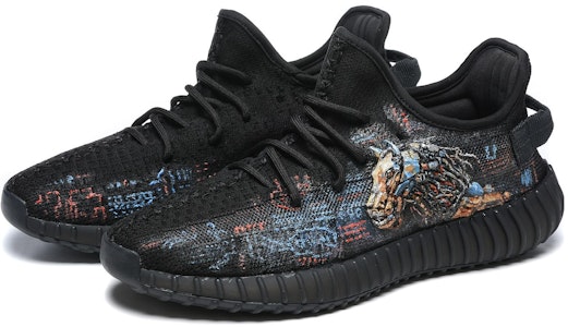【定制球鞋】adidas Originals Yeezy Boost 350 V2 黑武士 歐美潮流機械馬 低幫 休閒鞋 男女同款 黑色 Lookbook 【定制球鞋】adidas Originals Yeezy Boost 350 V2 黑武士 歐美潮流機械馬 低幫 休閒鞋 男女同款 黑色
