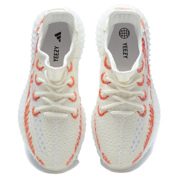 Adidas yeezy white and red outlet