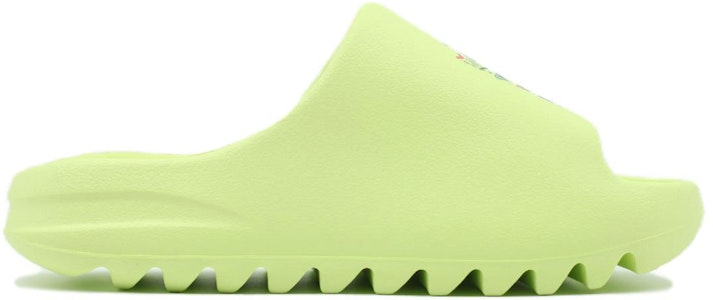 【客製球鞋】adidas originals Yeezy Slide 球場藝術家 嘻哈熊貓 卡通一字拖鞋 男女同款 蘋果綠 Lookbook 【客製球鞋】adidas originals Yeezy Slide 球場藝術家 嘻哈熊貓 卡通一字拖鞋 男女同款 蘋果綠